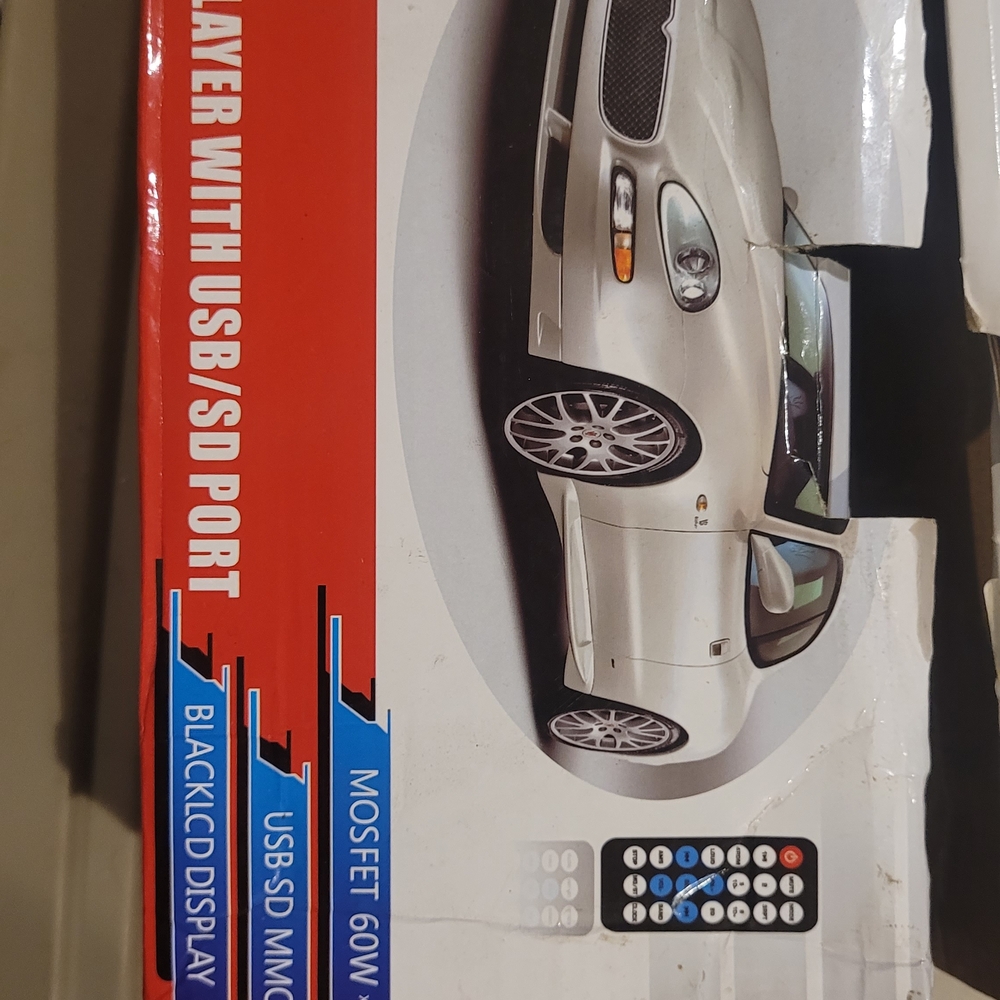 Car Audio Player with USB/SD Port - Silver
